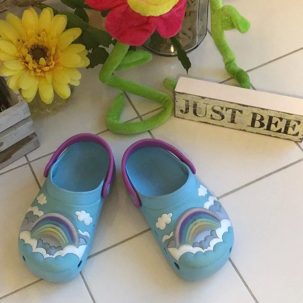 ‘Skechers’ Radiant Rainbow Lite-Up Clogs (#5)